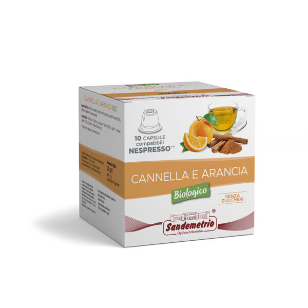 SignoriCaffè Capsule e Cialde SanDemetrio Cannella e Arancio capsule 10 pezzi