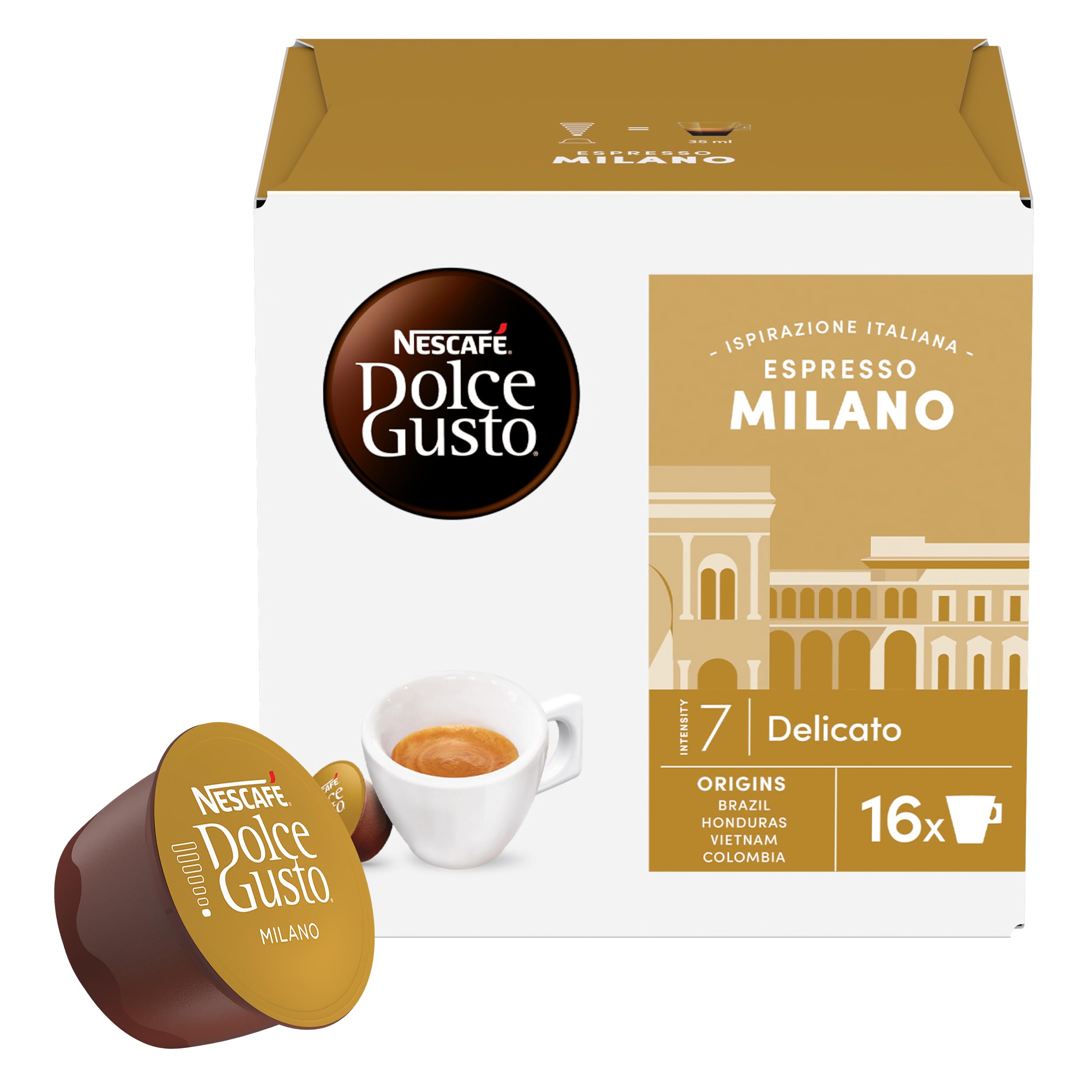 NESCAFÉ Dolce Gusto Espresso Milano caffè 96 capsule intensità 7/13