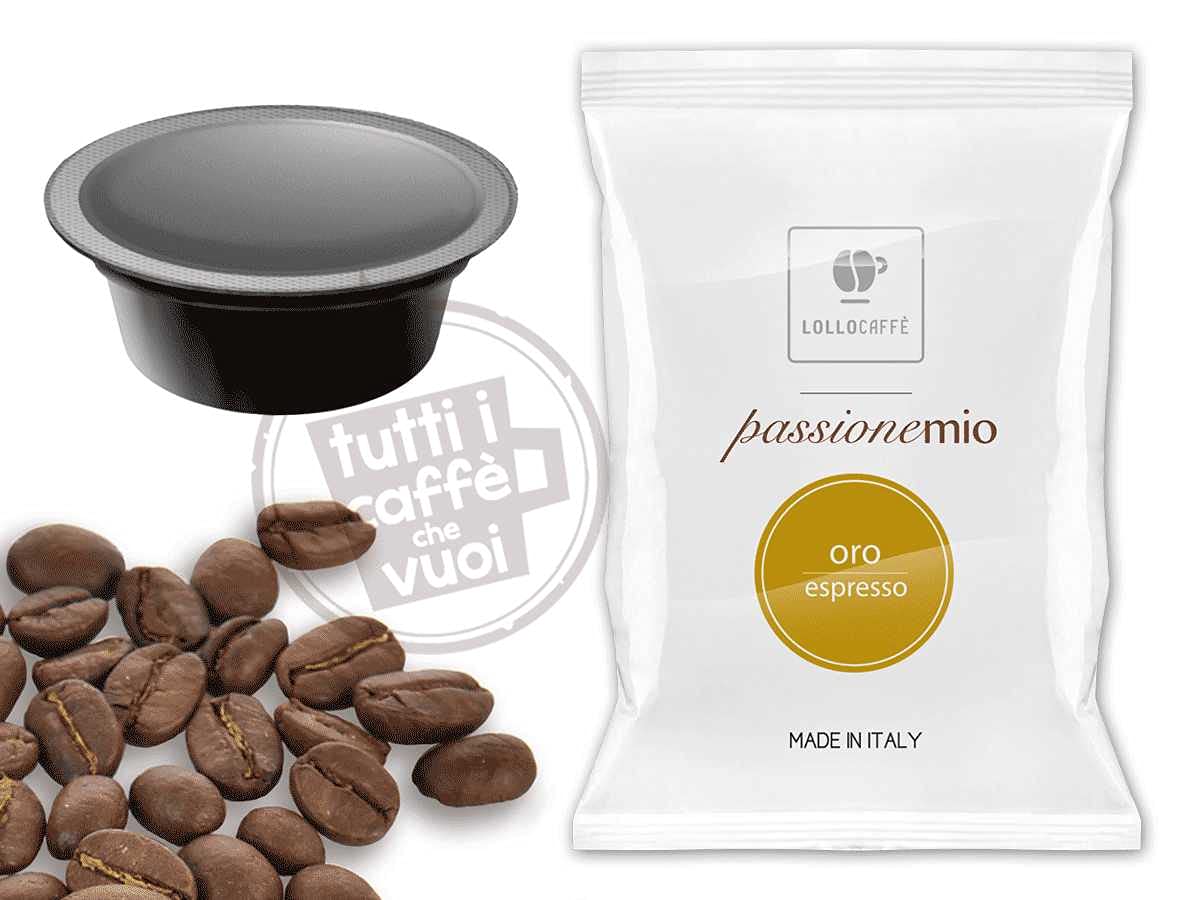 Lollo Caffè PassioneMio Oro capsule 30 pezzi compatibili Lavazza A Modo Mio
