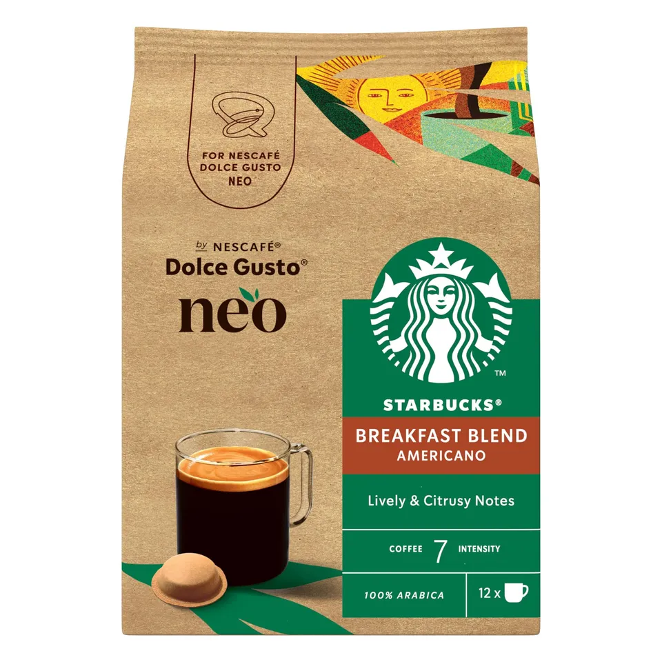 NESCAFÉ Dolce Gusto NEO Starbucks Breakfast Blend Americano capsule 12 pezzi