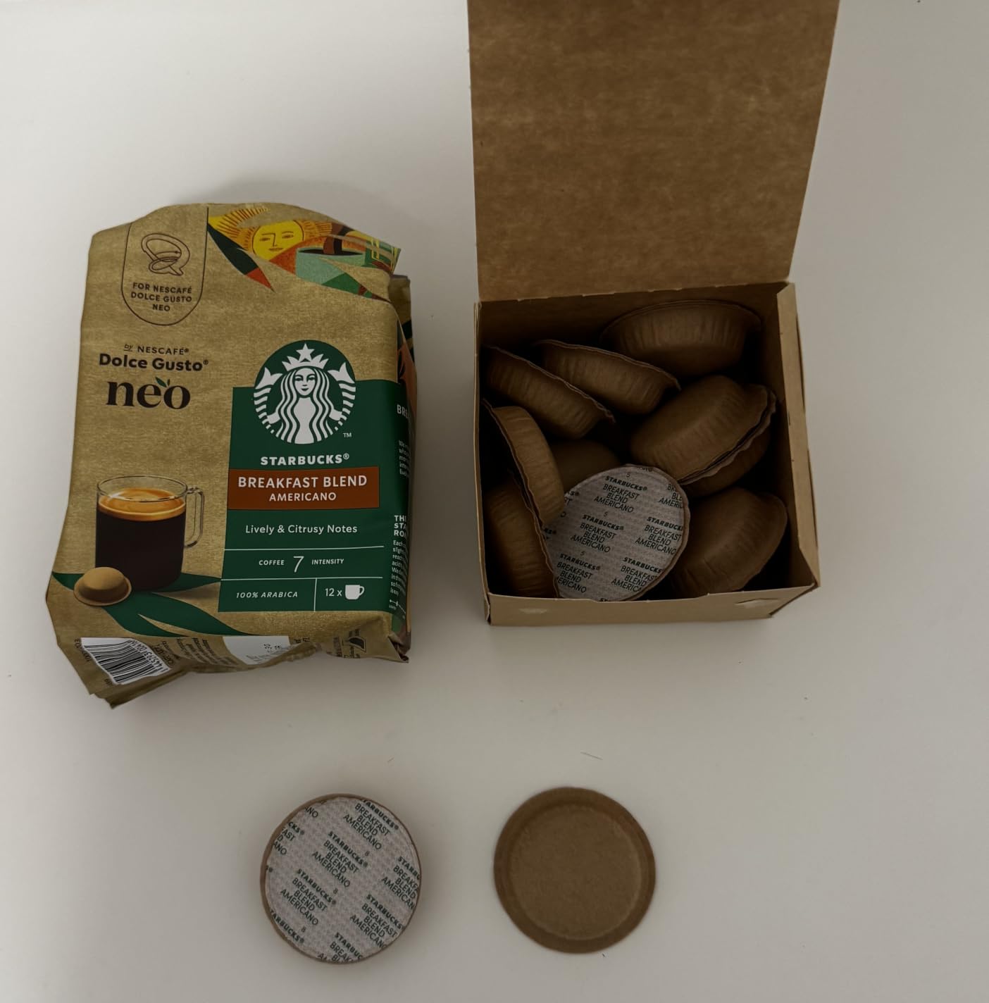 NESCAFÉ Dolce Gusto NEO Starbucks Breakfast Blend Americano capsule 12 pezzi