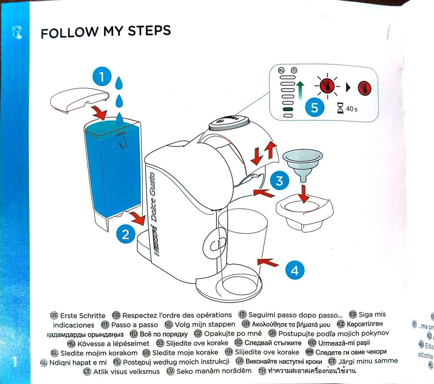 NESCAFÉ Dolce Gusto Krups Genio S macchina caffè bianca 0,8 l Hot&Cold
