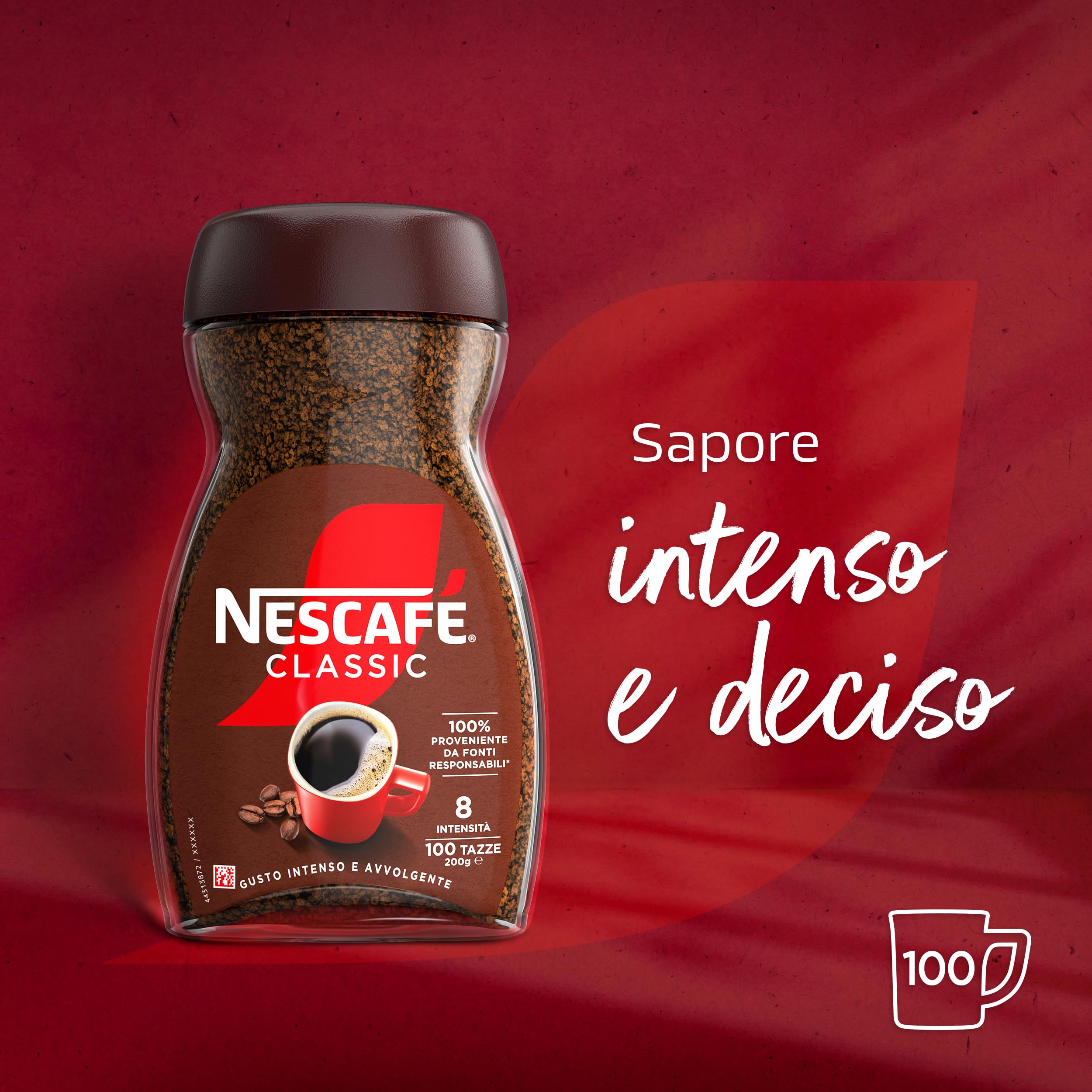 NESCAFÉ Classic caffè solubile barattolo 200 g