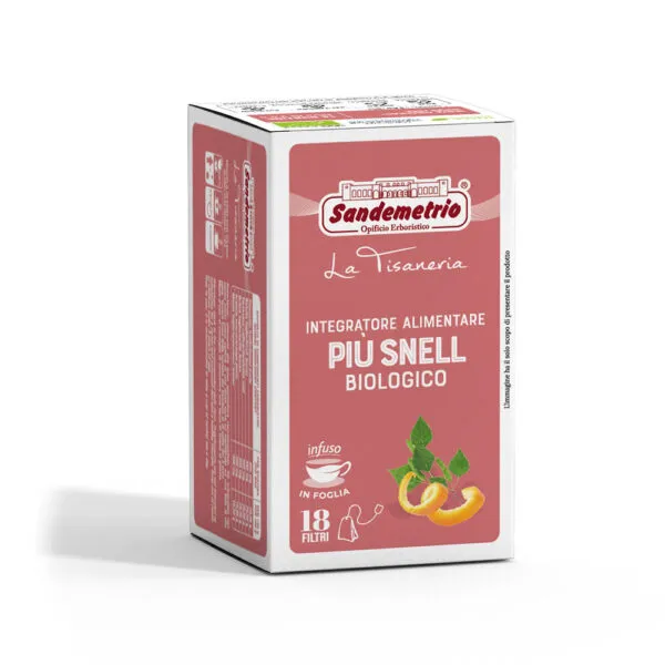 SignoriCaffè Tè e Tisane Sandemetrio Infuso Più Snell filtri 18 pezzi