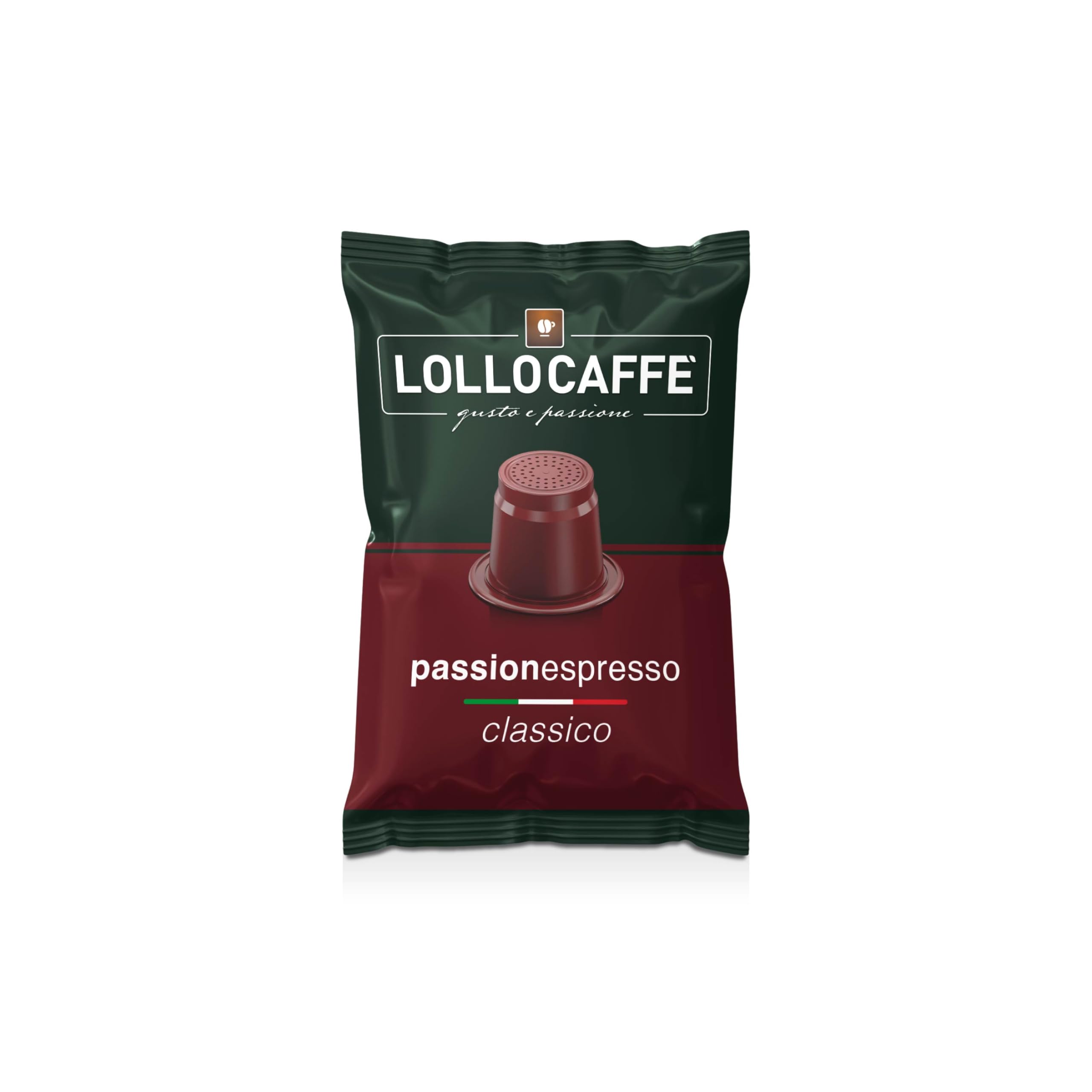 Lollo Caffè PassioneEspresso Classico capsule caffè 200 pezzi compatibili Nespresso