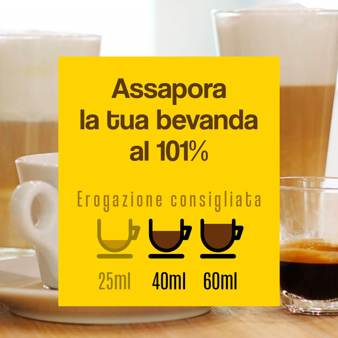 101 Caffè BEVANDE GOLOSE Biscottella capsule 12 pezzi biscotto e cannella