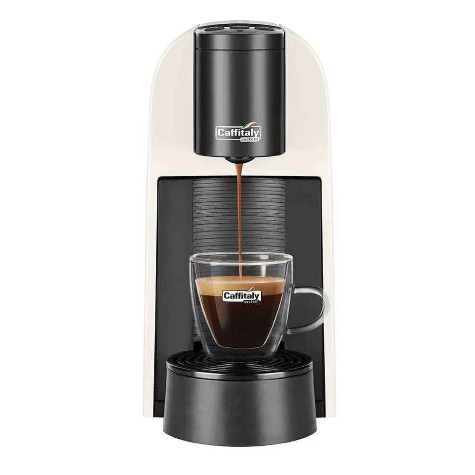 Caffitaly System Volta S35 macchina da caffè bianca per capsule originali