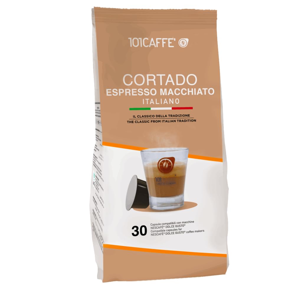 101 Caffè CAFFÈ Cortado capsule 30 pezzi con latte