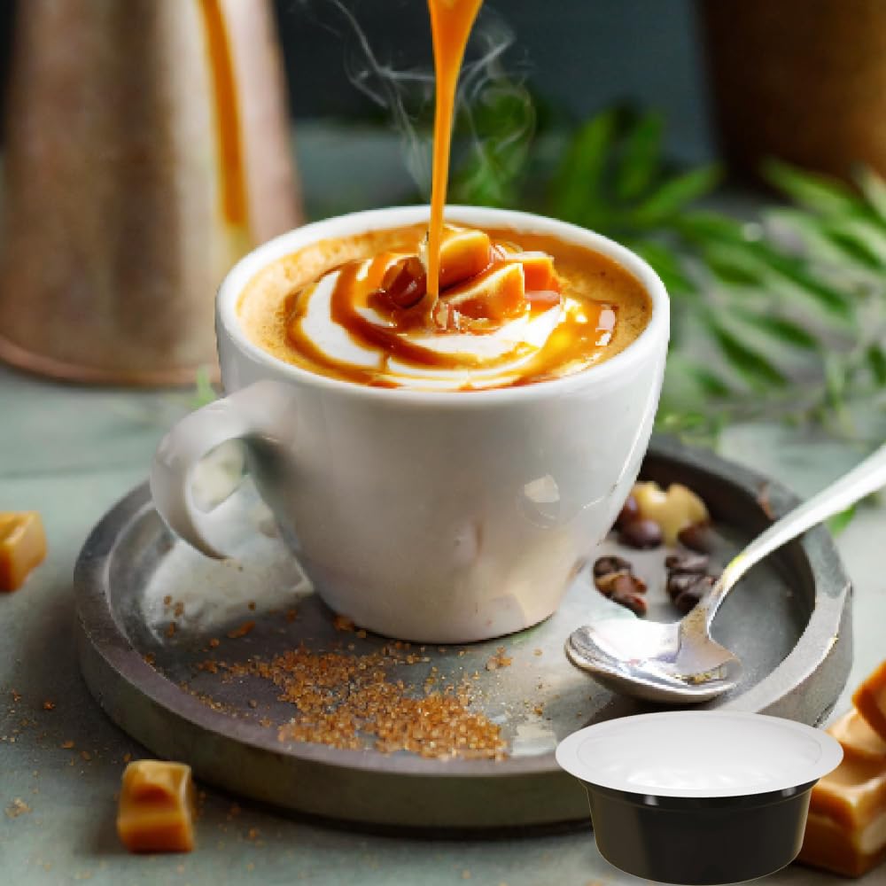101 Caffè Bevande Golose Caramellino capsule 12 pezzi cappuccino al caramello