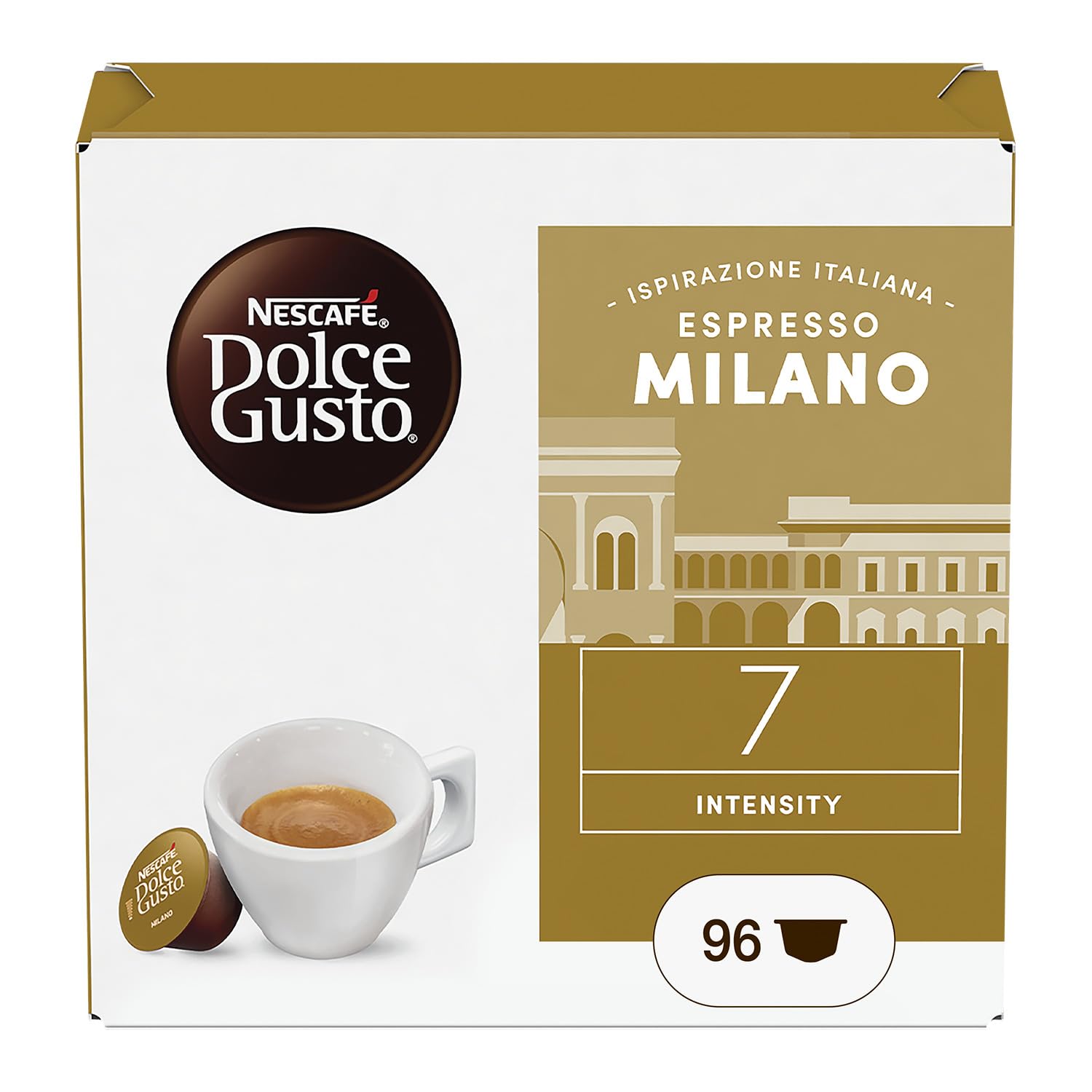 NESCAFÉ Dolce Gusto Espresso Milano caffè 96 capsule intensità 7/13