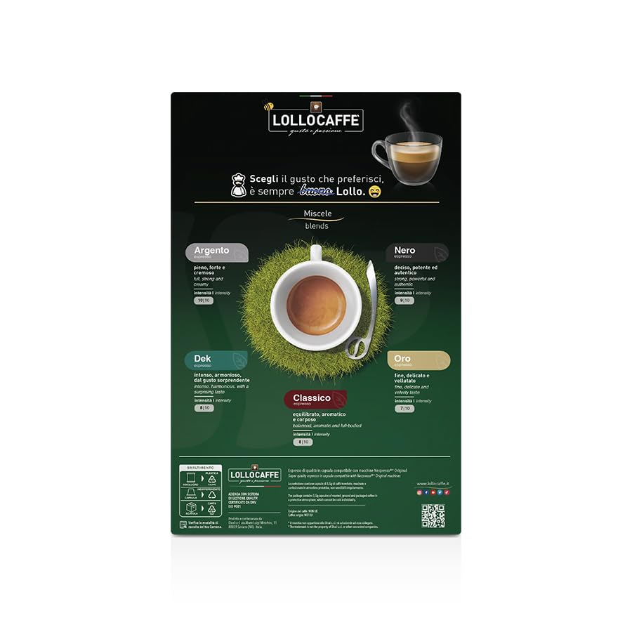 Lollo Caffè Passione Espresso capsule Miscela Classica 300 pezzi