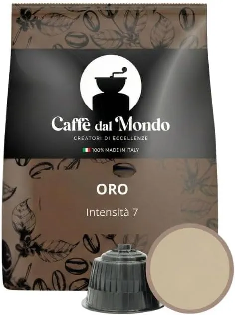 Caffè dal Mondo Dolce Gusto Oro capsule 70 pezzi 100% Arabica