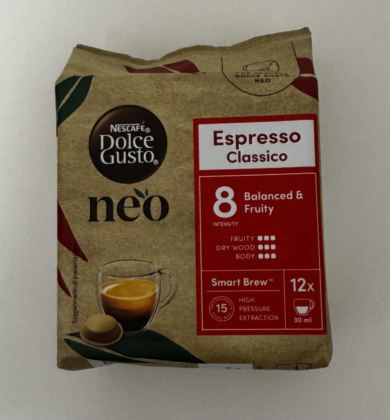 NESCAFÉ Dolce Gusto NEO Espresso Classico capsule 12 pezzi intensità 8