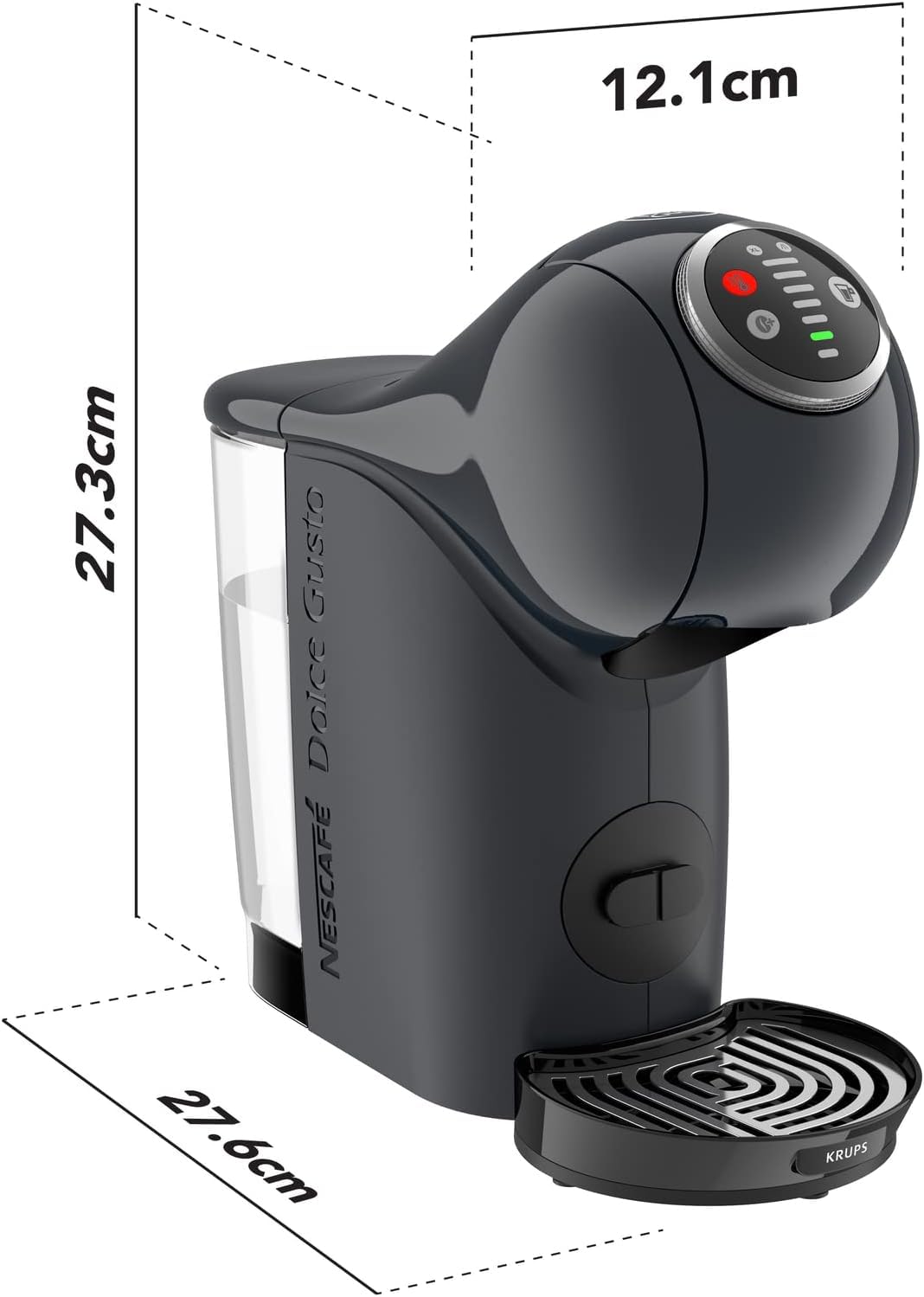 Krups Dolce Gusto Genio S Plus macchina capsule antracite 0,8 l
