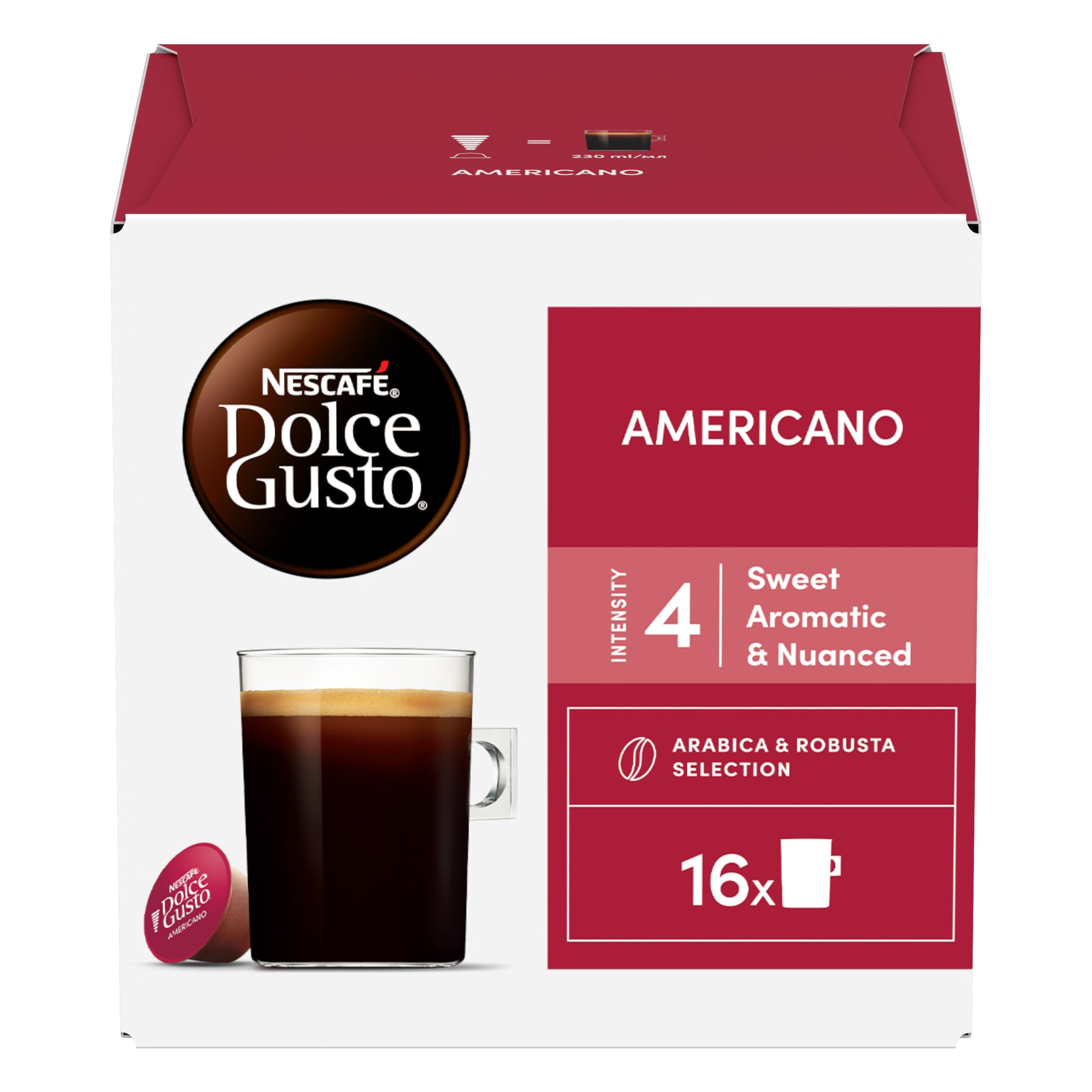 NESCAFÉ Dolce Gusto Americano Caffè Lungo capsule 48 pezzi intensità 4/13