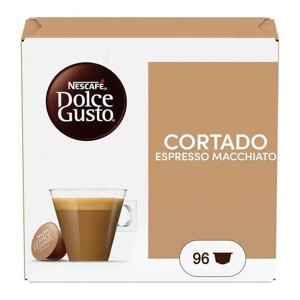 NESCAFÉ Dolce Gusto Cortado caffè 96 capsule con latte