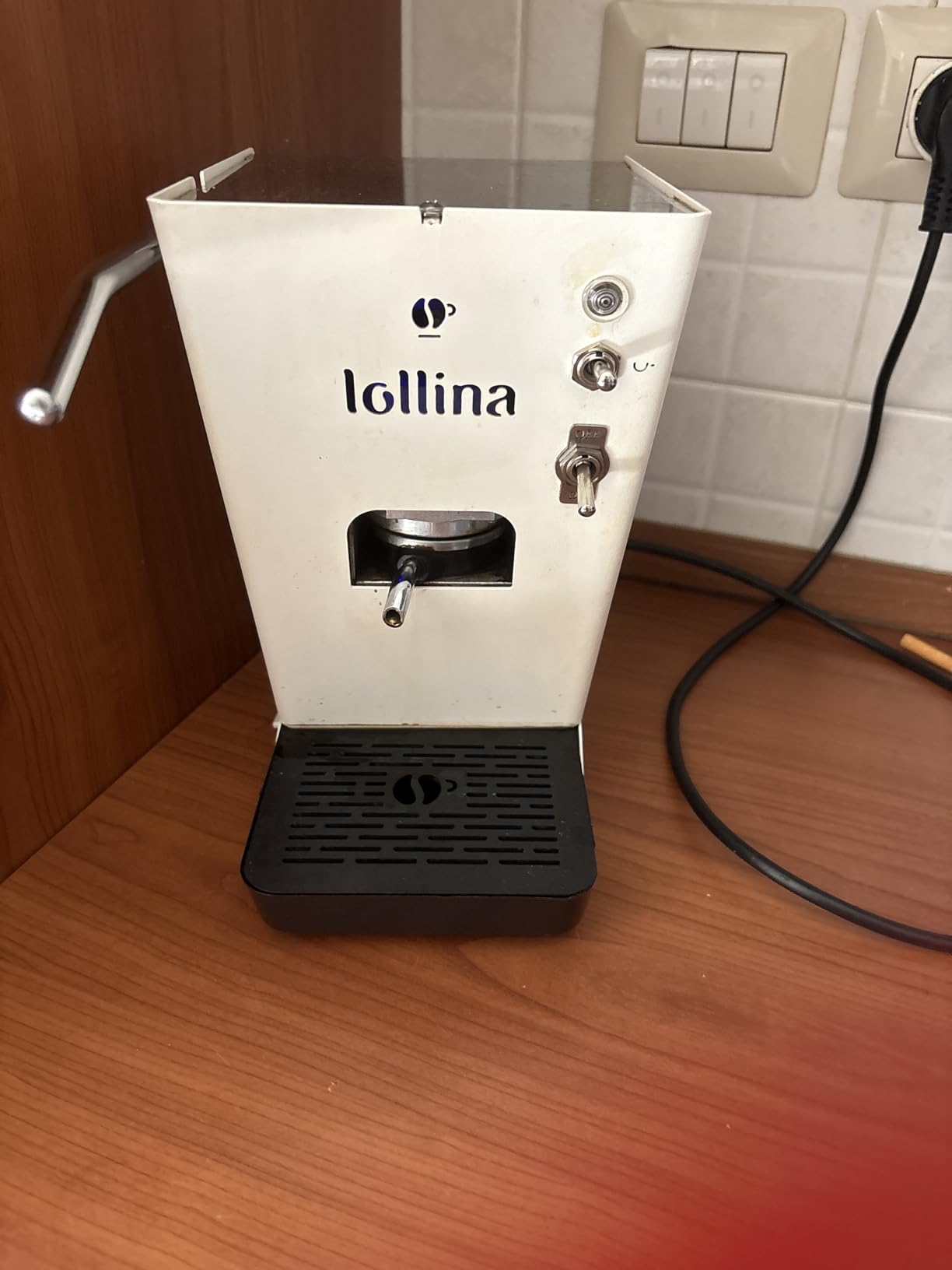 Lollo Caffè Lollina Plus macchina a cialde ESE 44 mm Rosapop con 40 cialde