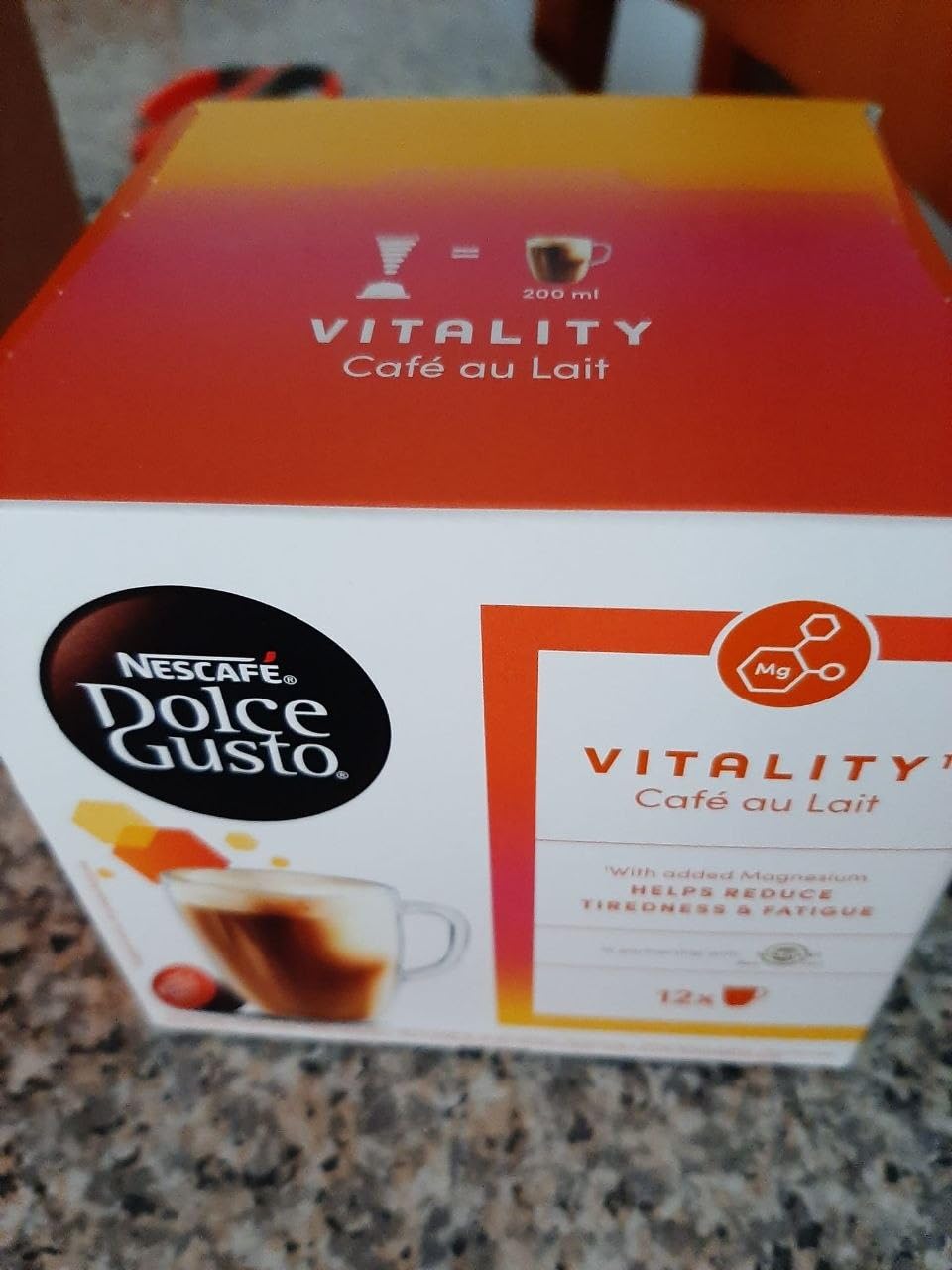 Gusto NESCAFÉ DOLCE GUSTO Vitality Caffè Au Lait con Magnesio capsule 36