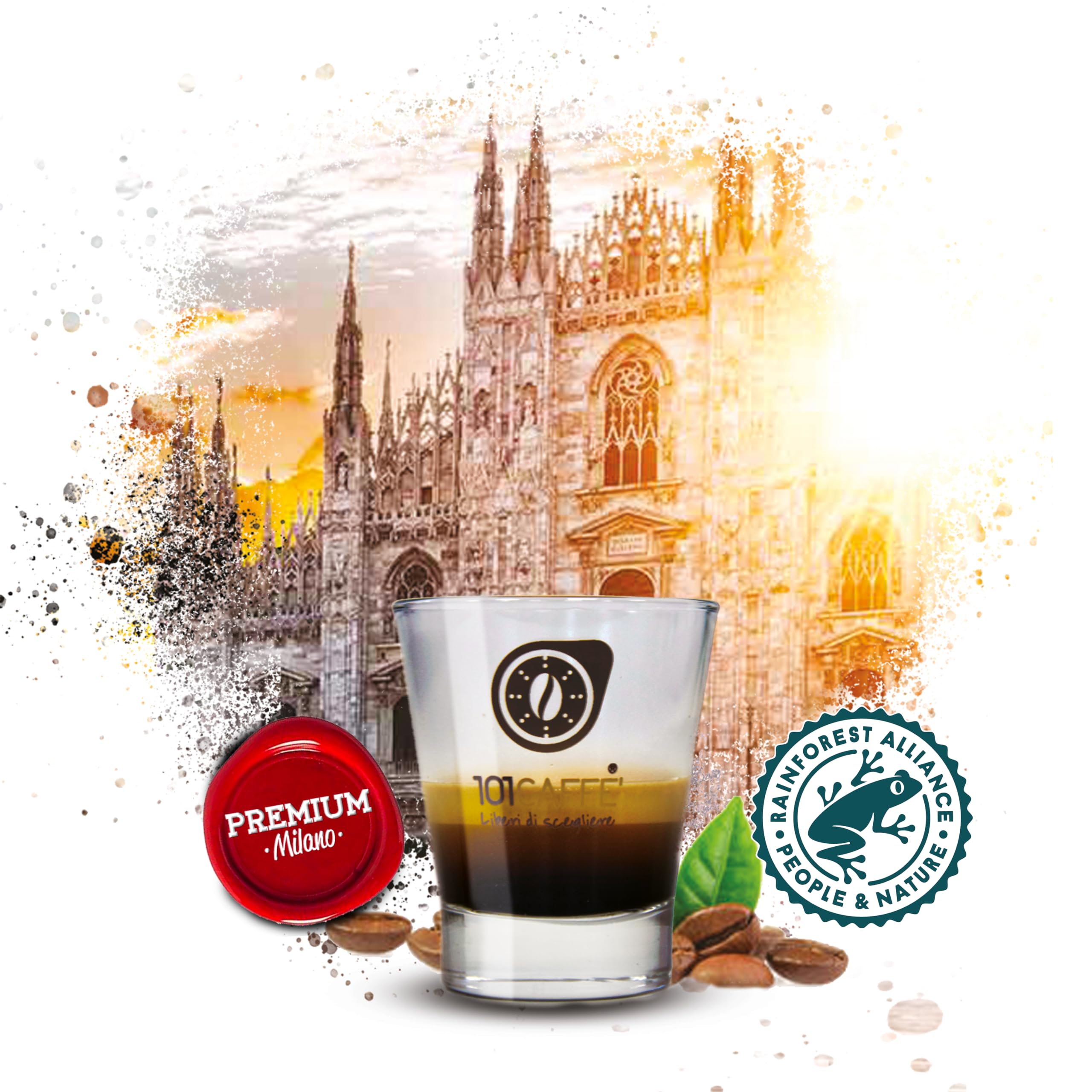 101 Caffè Caffè Gran Milano capsule compostabili 10 Ethicap