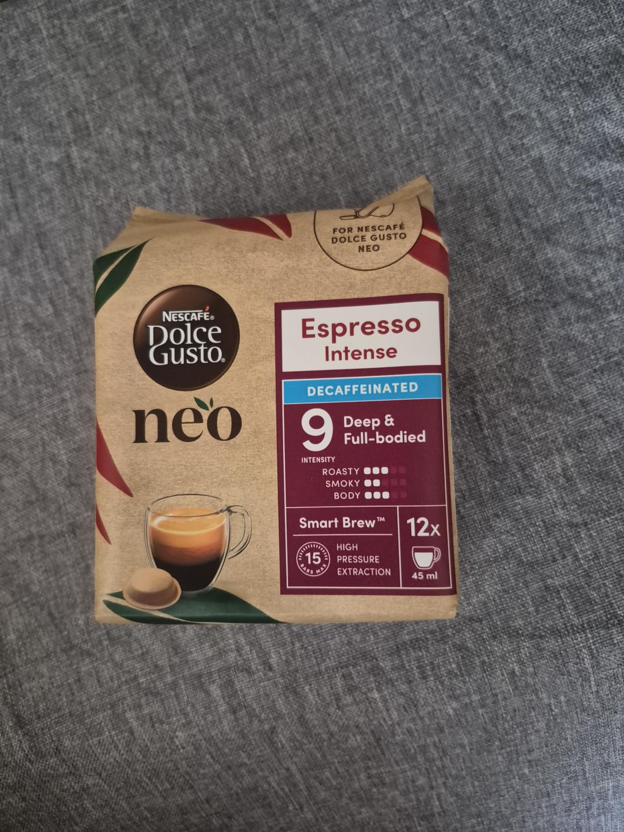NESCAFÉ Dolce Gusto NEO Espresso Intenso Decaffeinato capsule 12 pezzi