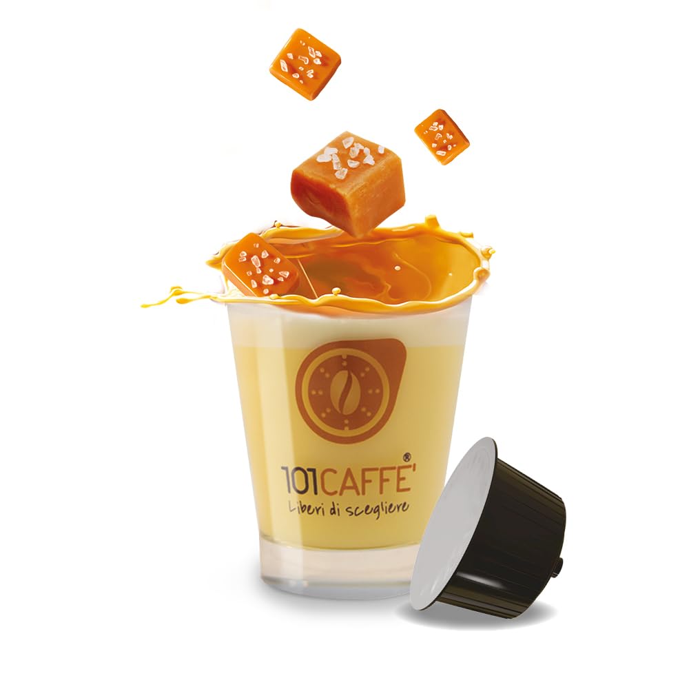 101 Caffè BEVANDE GOLOSE Caramellino Salato capsule Dolce Gusto 12 pezzi gusto salato