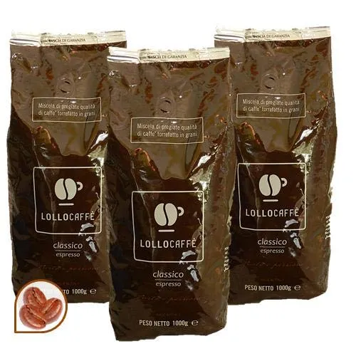 Lollo Caffè Classico Espresso Bar Torrefatto caffè in grani 6 kg
