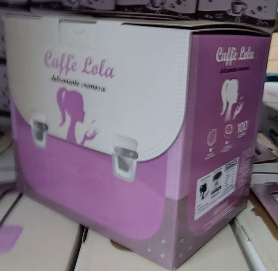 SignoriCaffè Capsule e Cialde Lola Robusta capsule 100 pezzi miscela Robusta