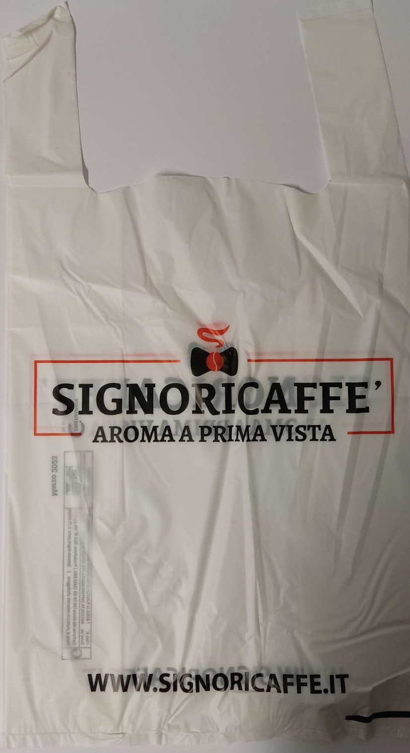 SignoriCaffè Accessori Sig. Caffè Shopper Bio Grandi shopper 500 pezzi