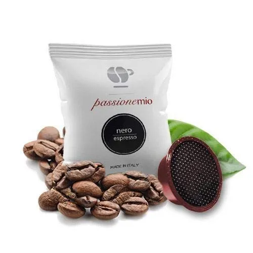 Lollo Caffè PassioneMio Nero capsule compatibili Lavazza A Modo Mio