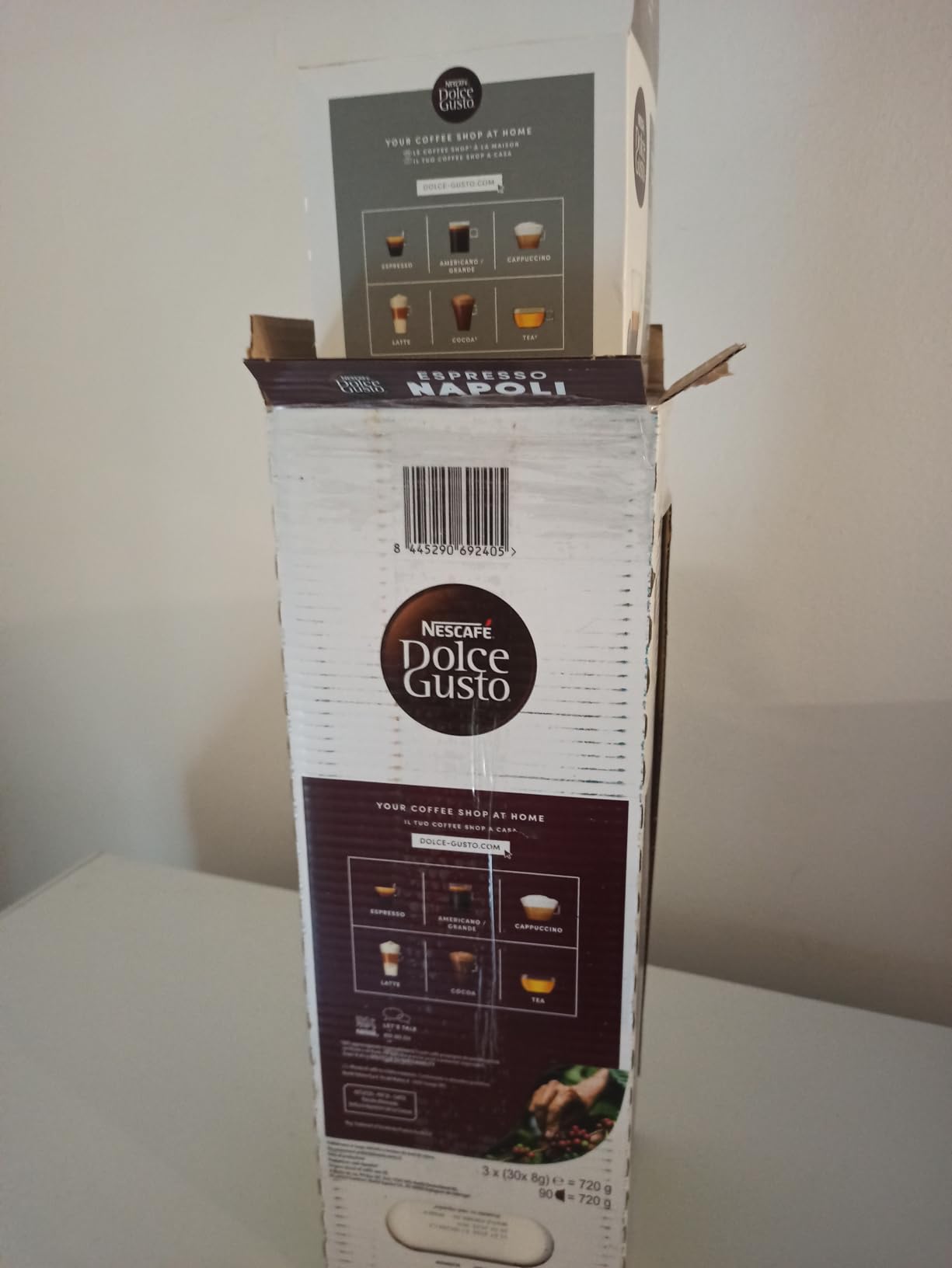 NESCAFÉ Dolce Gusto Espresso Napoli e Espresso Barista capsule 96 pezzi assortite