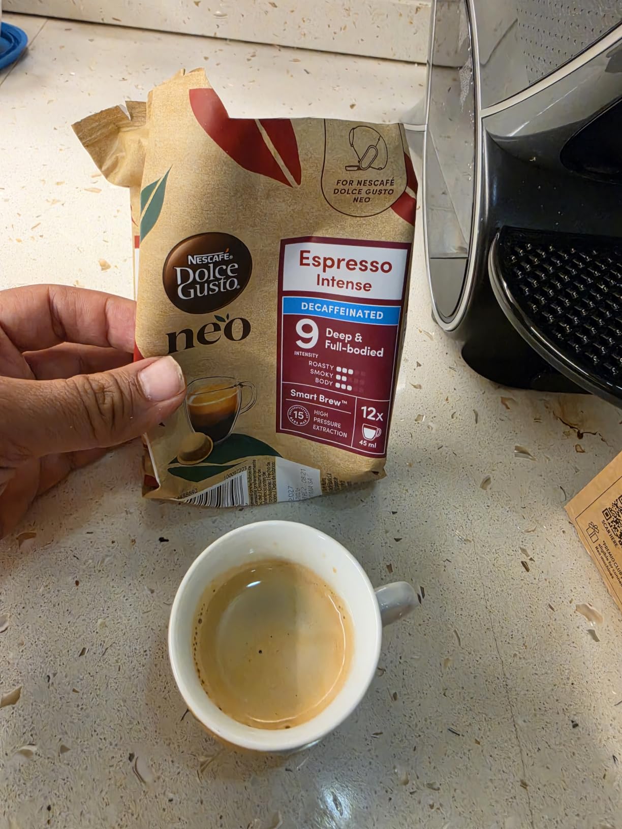 NESCAFÉ Dolce Gusto NEO Espresso Intenso Decaffeinato capsule 12 pezzi