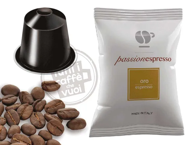 Lollo Caffè PASSIONESPRESSO Oro capsule 100 pezzi compatibili Nespresso