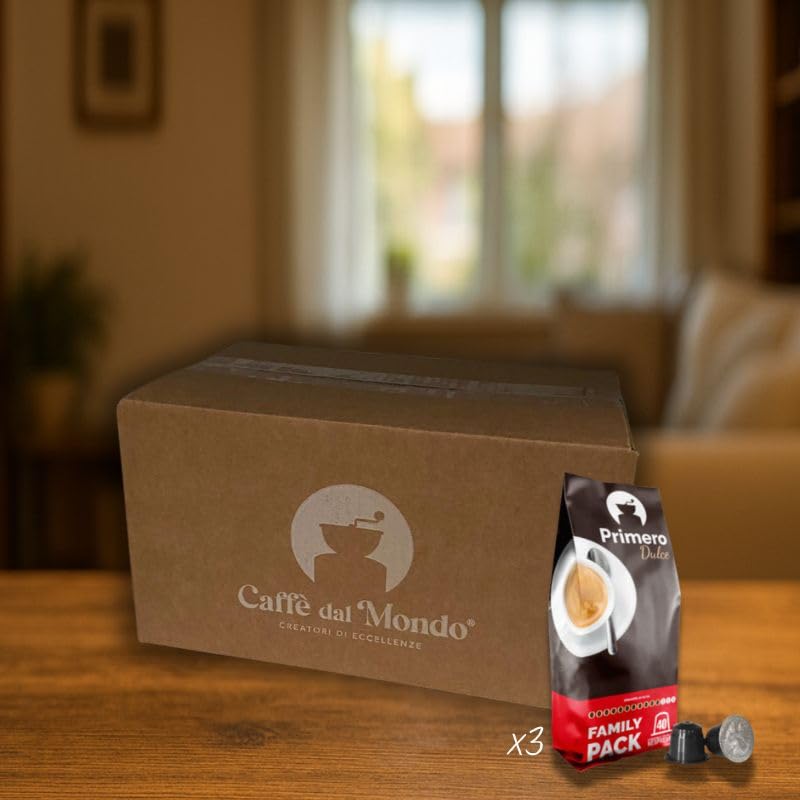 Caffè dal Mondo Capsule compatibili Nespresso Primero Dulce capsule 120 unità gusto morbido