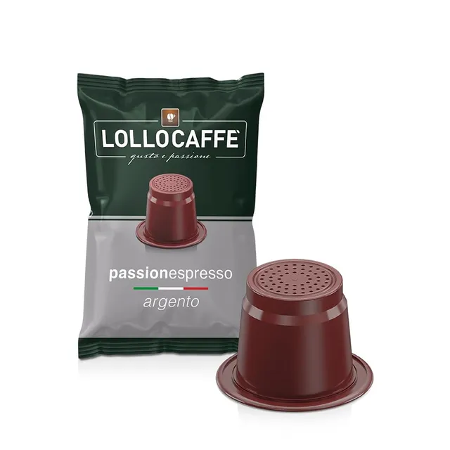 Lollo Caffe Passione Espresso Miscela Argento capsule 200 pezzi compatibili Nespresso