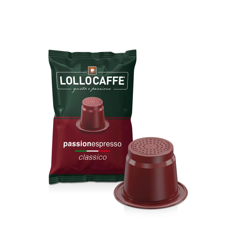 Lollo Caffè PassioneEspresso Classico capsule caffè 200 pezzi compatibili Nespresso