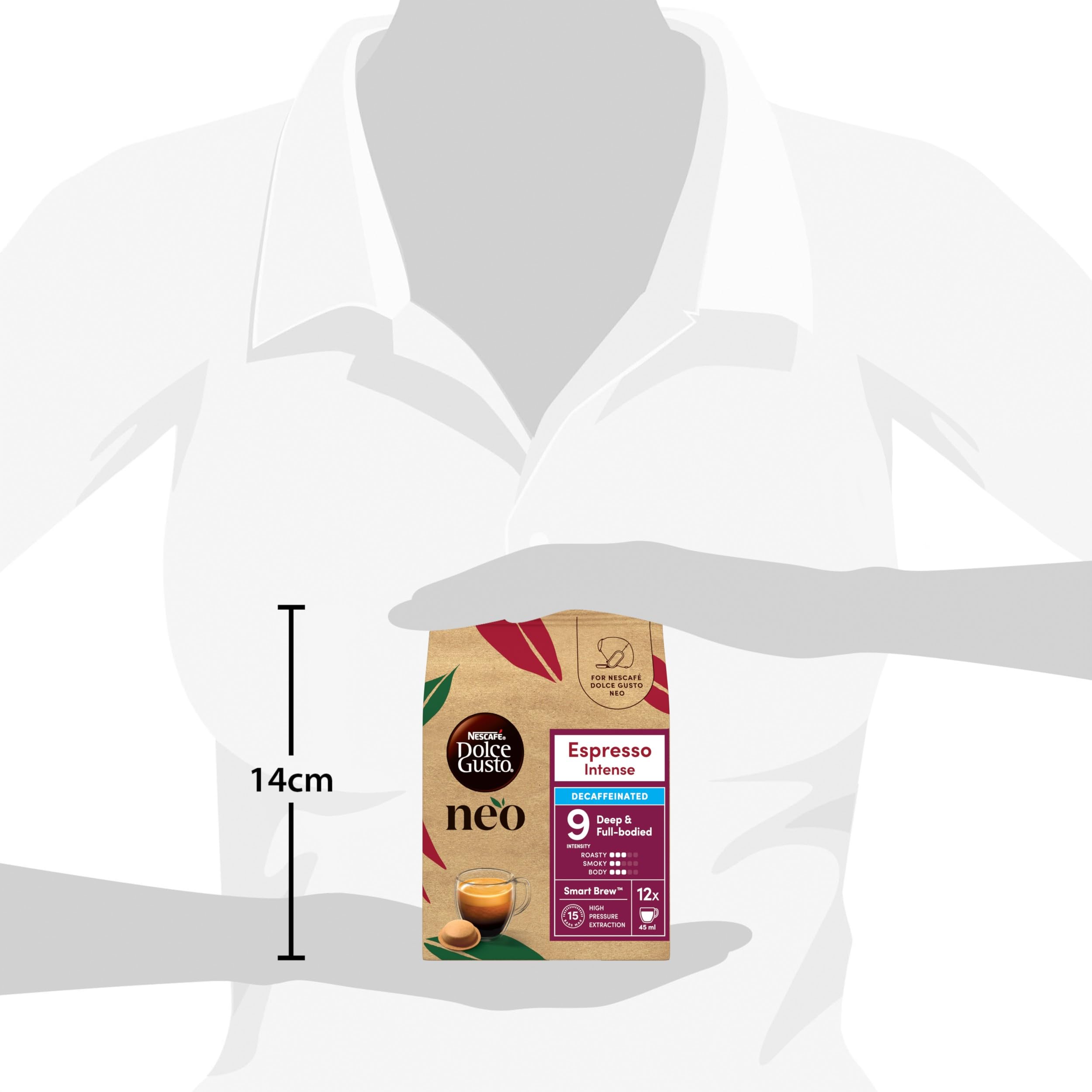 NESCAFÉ Dolce Gusto NEO Espresso Intenso Decaffeinato capsule 12 pezzi