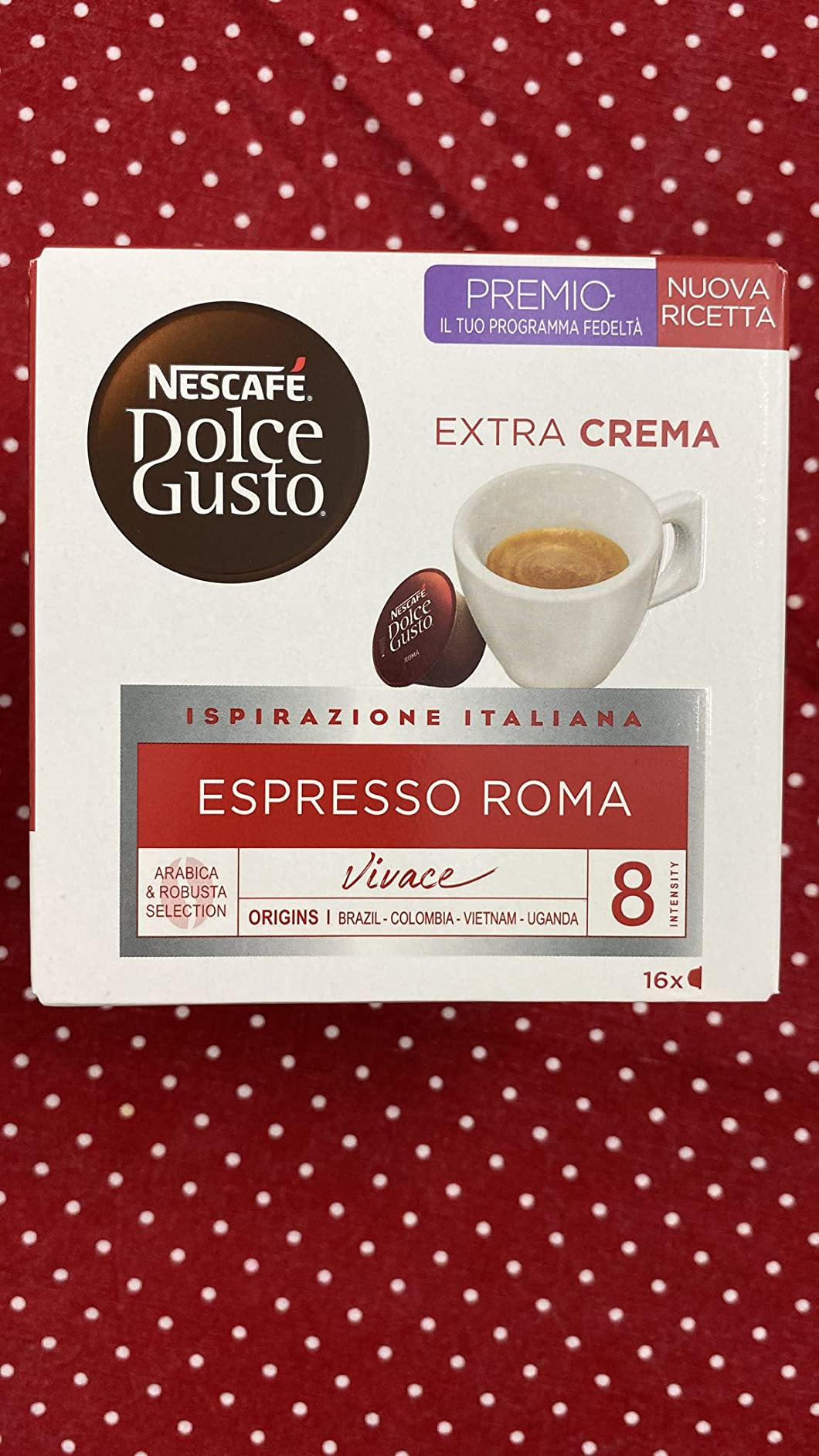 NESCAFÉ Dolce Gusto Espresso Roma capsule caffè 96 pezzi intensità 8/13