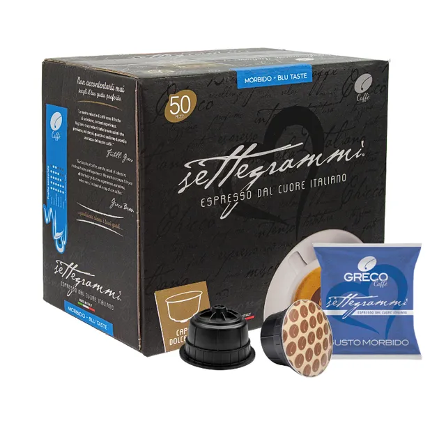 Greco Caffè Dolce Gusto Compatibile 100% capsule Gusto Morbido 50 pezzi