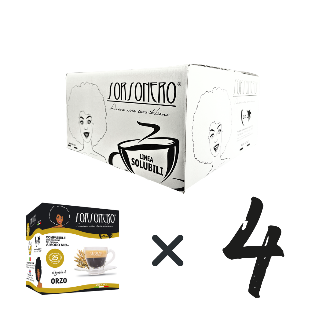 Greco Caffè Bevande Solubili 100% A Modo Mio® 100 capsule orzo