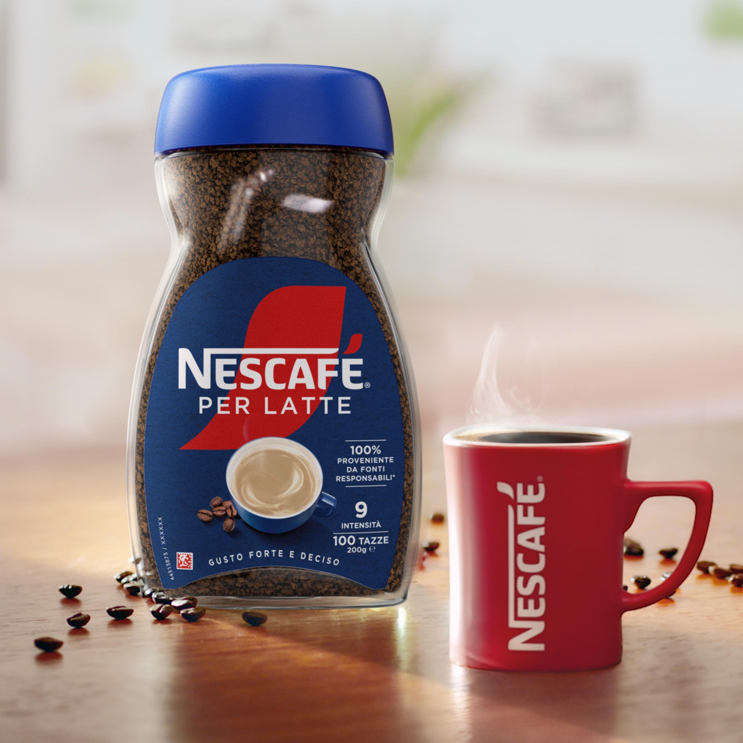 NESCAFÉ Classic Per Latte caffè solubile 200 g barattolo per caffelatte