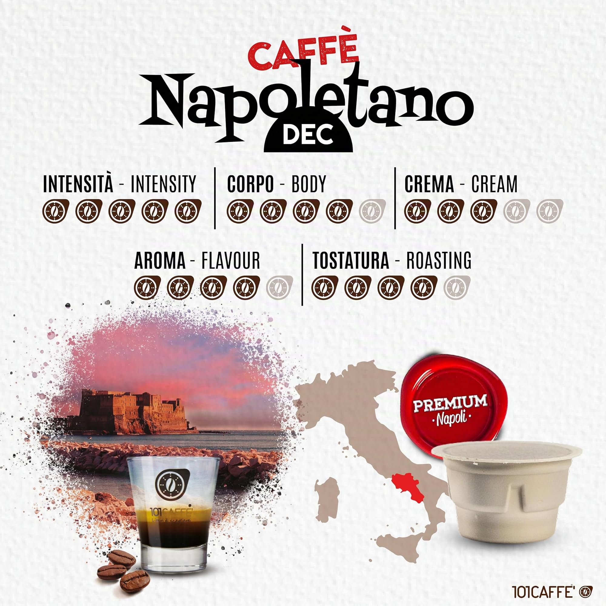 101 Caffè Caffè Napoletano Dec capsule compostabili 10 Ethicap