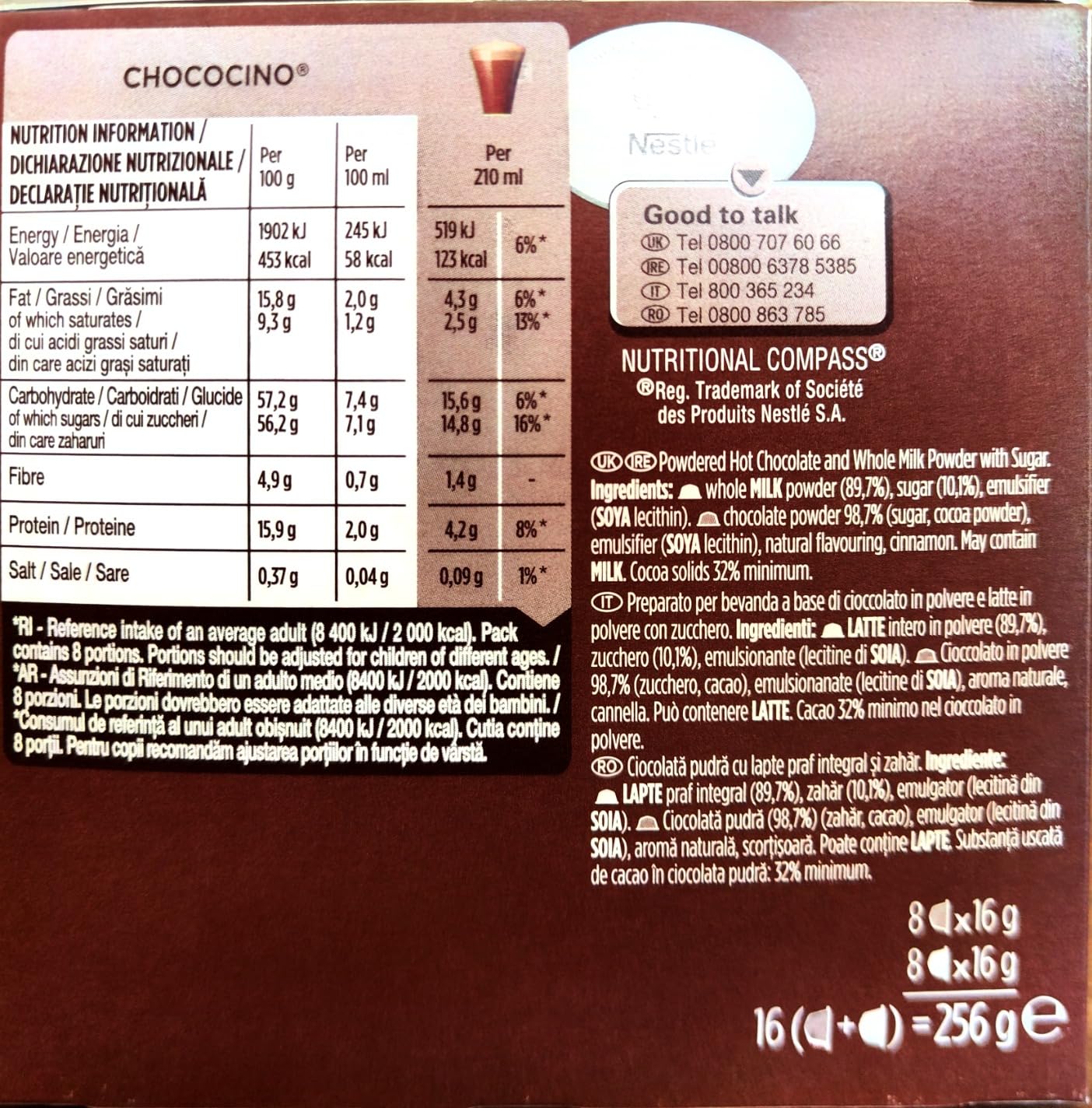 NESCAFÉ Dolce Gusto Chococino bevanda al cioccolato 96 capsule