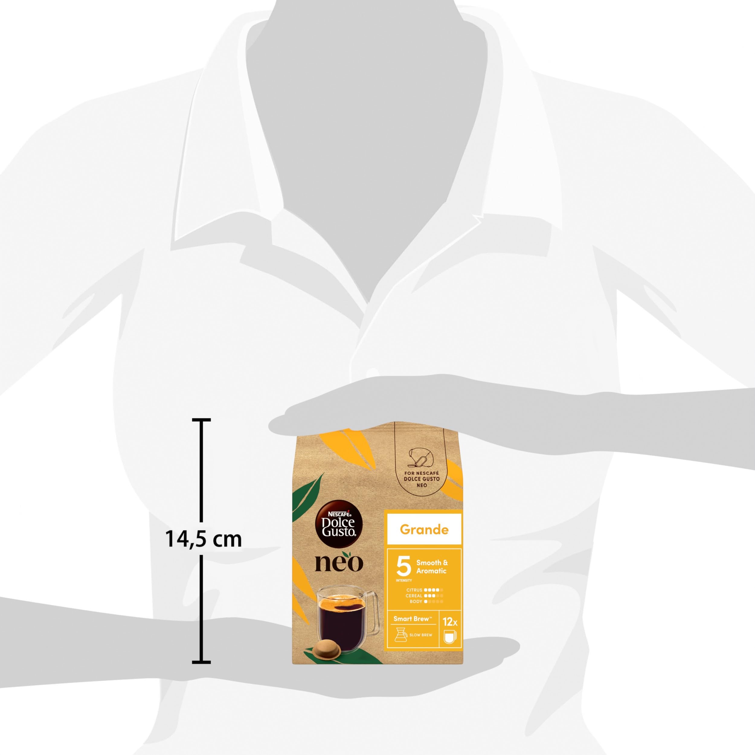 NESCAFÉ Dolce Gusto NEO Grande caffè in capsule 12 pezzi, intensità 5