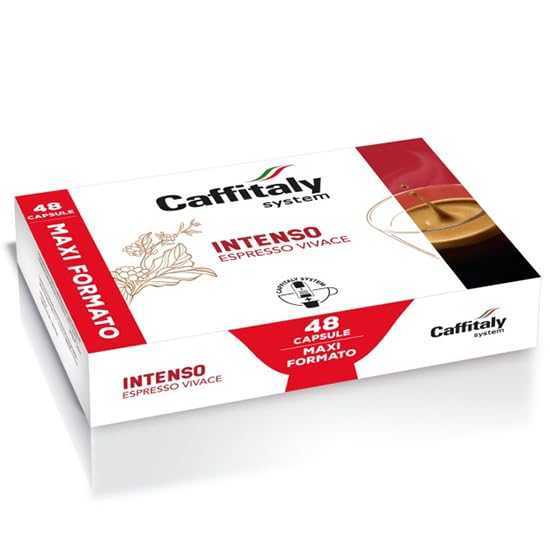 Caffitaly System Capsule di Caffè Intenso capsule 480 pezzi 10 confezioni gusto rotondo