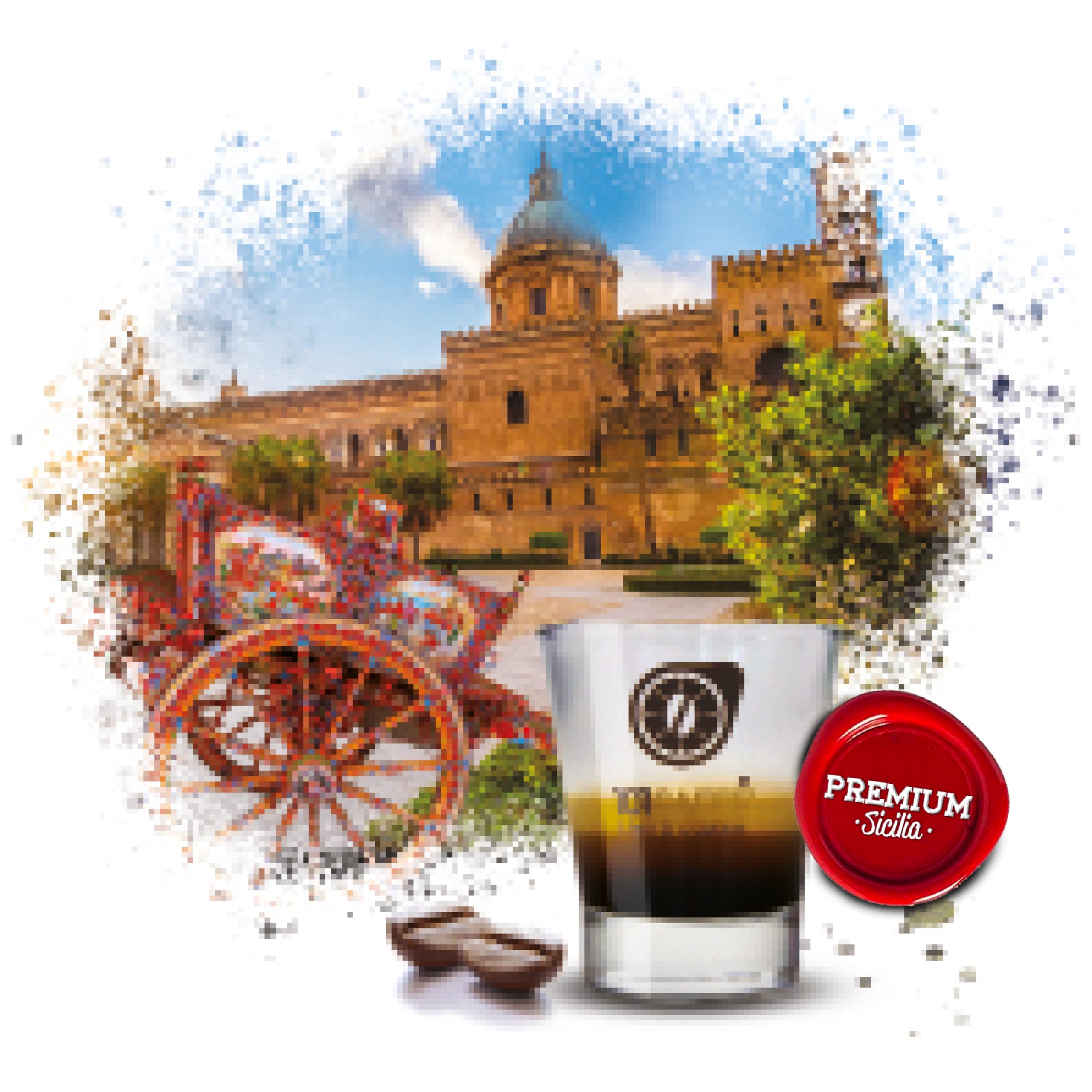 101 Caffè CAFFÈ Sicilia capsule 10 pezzi compostabili Arabica e Robusta