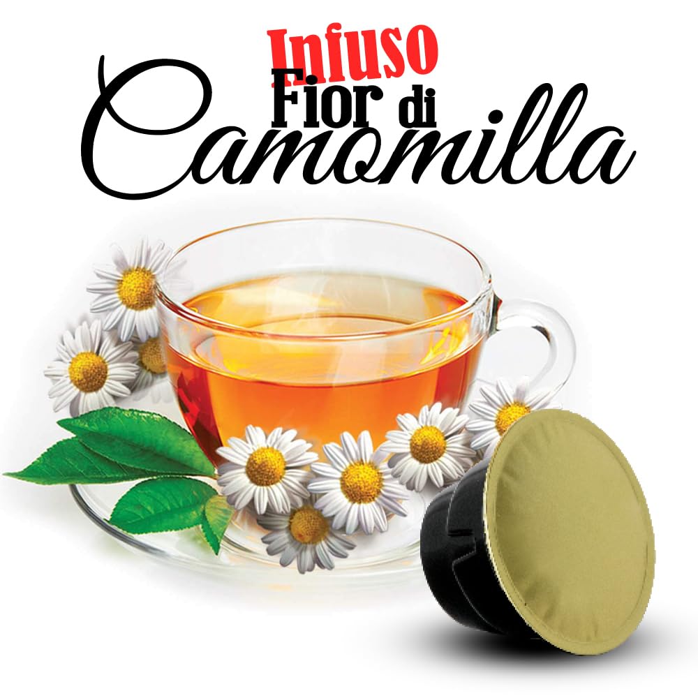 101 Caffè TÈ, TISANE E CAMOMILLE Fior di Camomilla capsule 10 pezzi in foglie