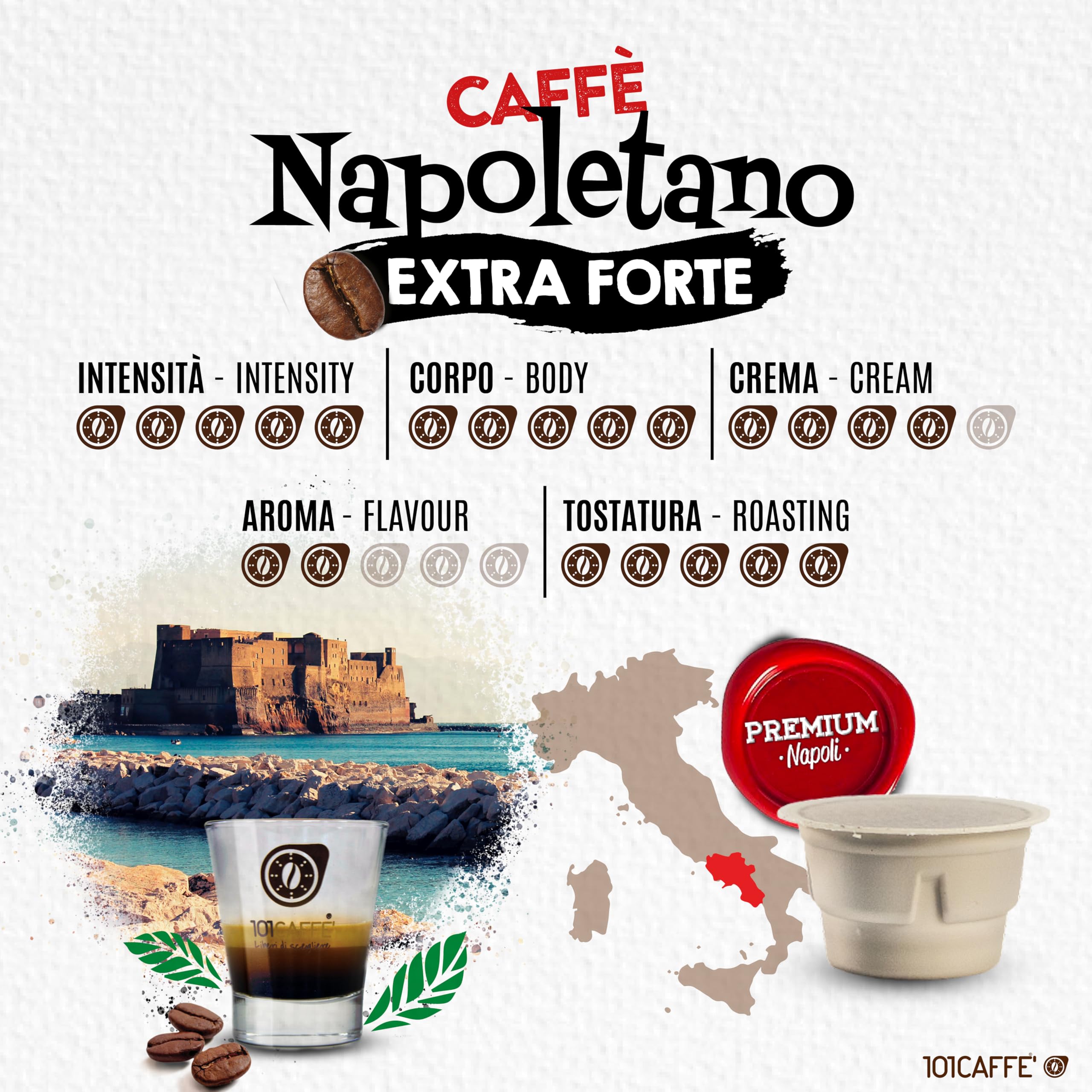 101 Caffè Napoletano Extra Forte capsule compostabili 10 pz
