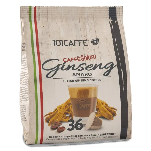 101 Caffè Caffè Ginseng Amaro capsule 36 Nespresso