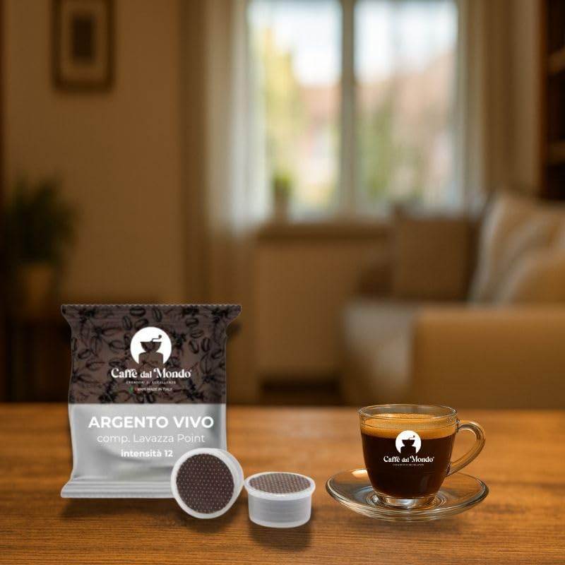 Caffè dal Mondo Lavazza Espresso Point Argento Vivo capsule 100