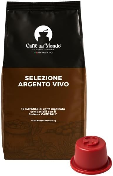 Caffè dal Mondo Capsule compatibili Caffitaly Rossa 100 capsule